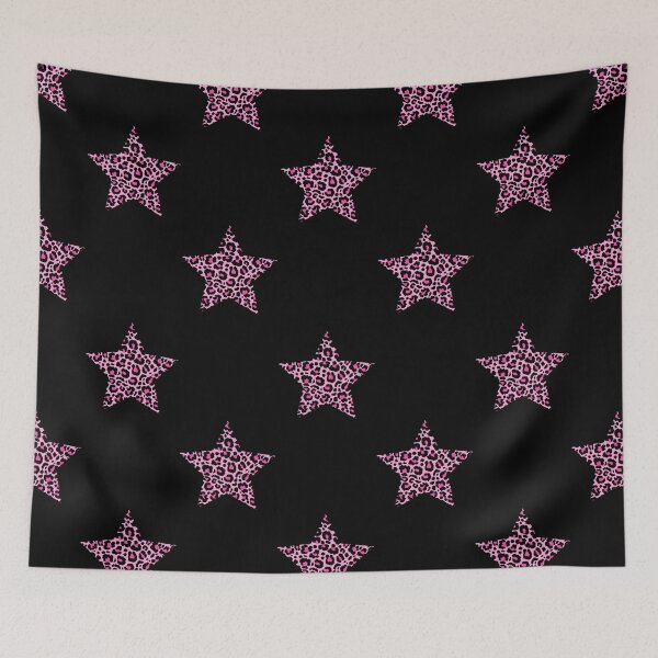 Item preview, mcbling series 1 pink leopard stars on black designed and sold by quinnhopp.