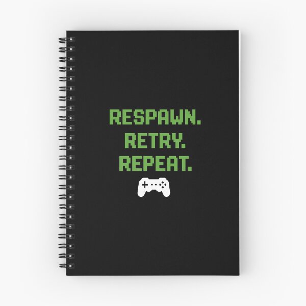 Item preview, Respawn. Retry. Repeat. – Gaming Pixel Design designed and sold by IronLotusDesigns.