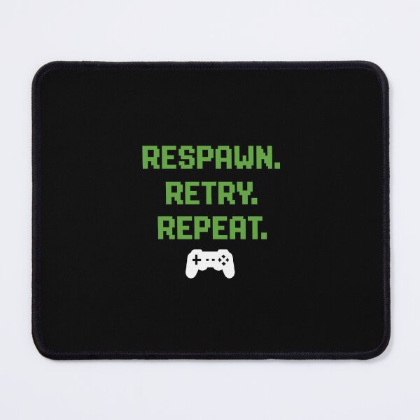 Item preview, Respawn. Retry. Repeat. – Gaming Pixel Design designed and sold by IronLotusDesigns.