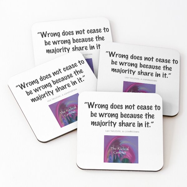 Item preview, Tolstoy Wrong doesn't cease to be wrong. designed and sold by Wayne King.