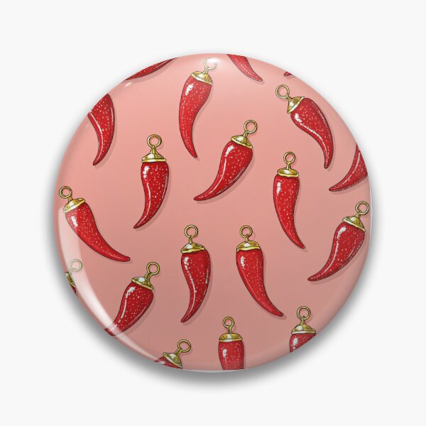 Item preview, Red cornicello horn charms with gold caps . designed and sold by Lucky 777.