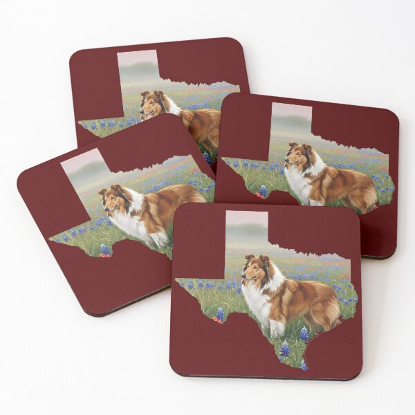 Item preview, Rough Collie in Texas Bluebonnet Field designed and sold by Douglas-Depot.