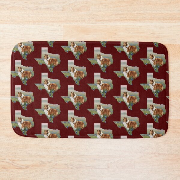 Item preview, Rough Collie in Texas Bluebonnet Field designed and sold by Douglas-Depot.