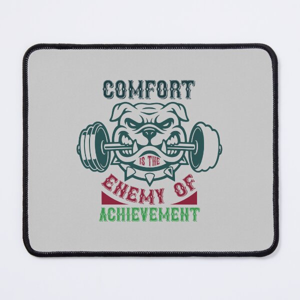 Item preview, Comfort Enemy Achievement Motivational Quote Design designed and sold by PENLEAF DESIGNS.