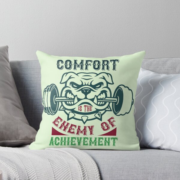 Item preview, Comfort Enemy Achievement Motivational Quote Design designed and sold by PENLEAF DESIGNS.
