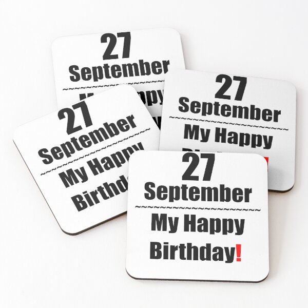 Item preview, 27 September Birthday designed and sold by ariksworld.