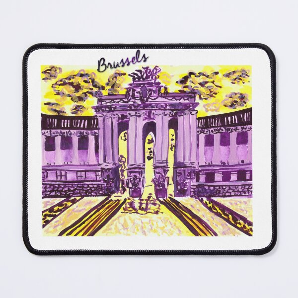 Item preview, Yellow - Purple Brussels designed and sold by nastiaart.