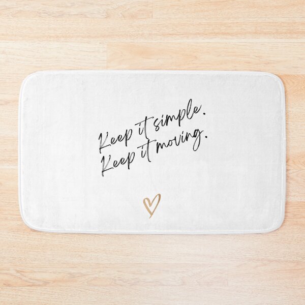 Item preview, Keep it Simple, Keep It moving designed and sold by MentalHueStudio.