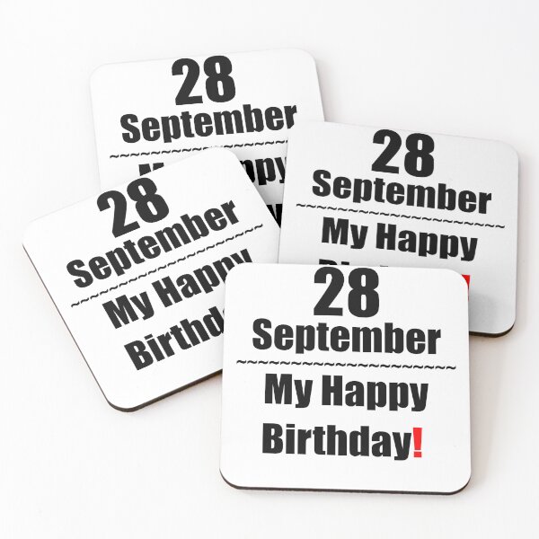Item preview, 28 September Birthday designed and sold by ariksworld.