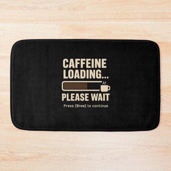 Item preview, Caffeine Loading… Please Wait - Retro Office Coffee designed and sold by Work Life Tees.