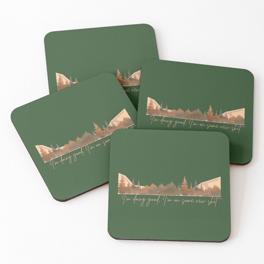 Item preview, Coasters (Set of 4) designed and sold by AtTeeTime.