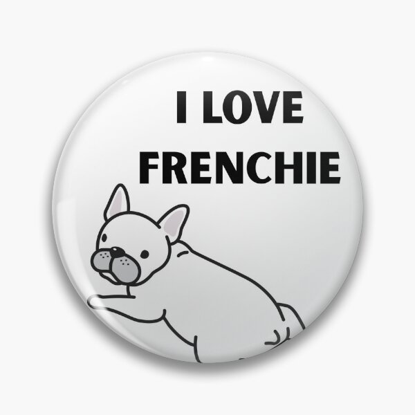 Item preview, I Love Frenchie – Cute Cartoon French Bulldog Design  designed and sold by ideashoppl.