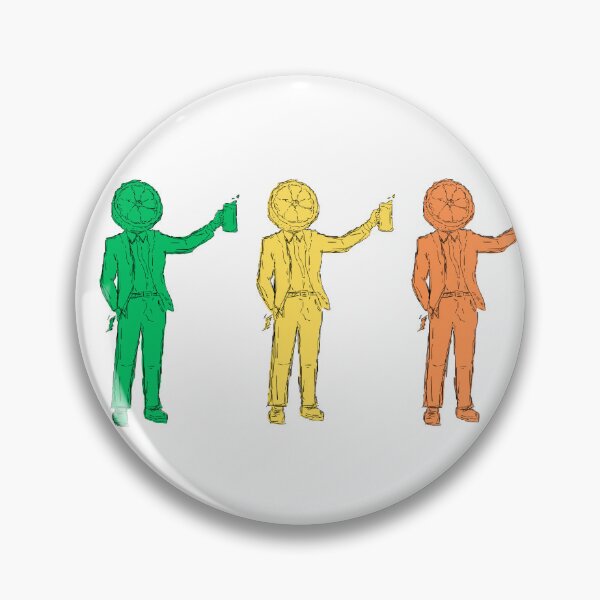 Item preview, Citrus Trio - Lime, Lemon, Orange - The Man with Half an Orange for a Head designed and sold by Melty Shirts.