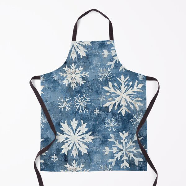 Item preview, Blue White Snowflakes Winter Christmas All Over designed and sold by Feeling Artsy.