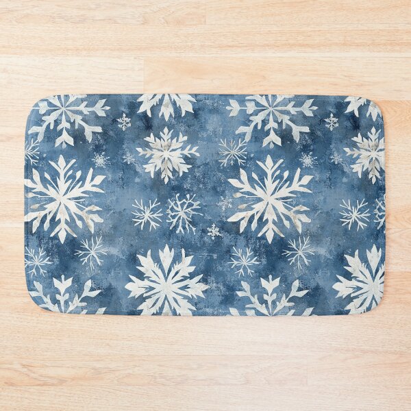 Item preview, Blue White Snowflakes Winter Christmas All Over designed and sold by Feeling Artsy.