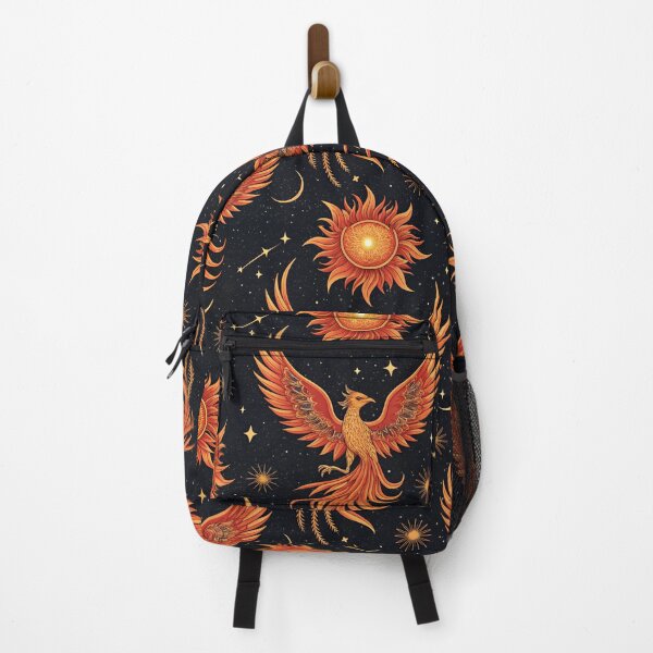 Item preview, Phoenix birds with rising suns , fiery orange and gold . designed and sold by Lucky 777.