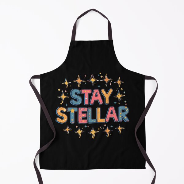 Item preview, Stay Stellar – Positive Cosmic Typography designed and sold by Merch By Style.