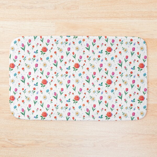 Item preview, Static Garden Scatter – Glitchcore Floral Confetti Pattern designed and sold by Feral Confetti.