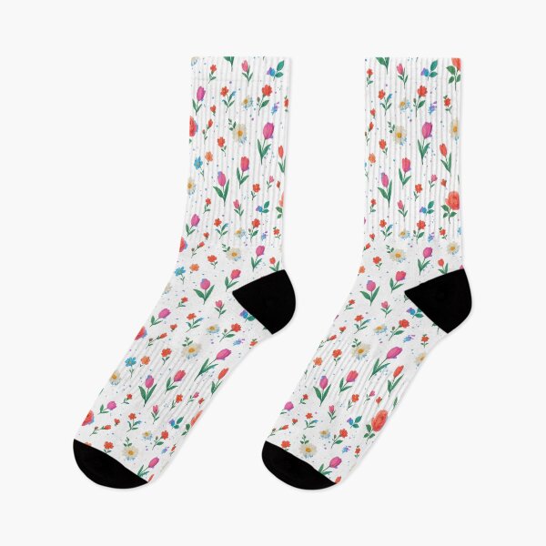 Item preview, Static Garden Scatter – Glitchcore Floral Confetti Pattern designed and sold by Feral Confetti.