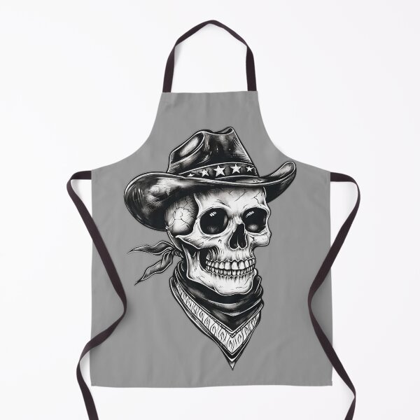 Item preview, Zombie Cowboy - Skull in a Cowboy Hat designed and sold by NightTimeJ.