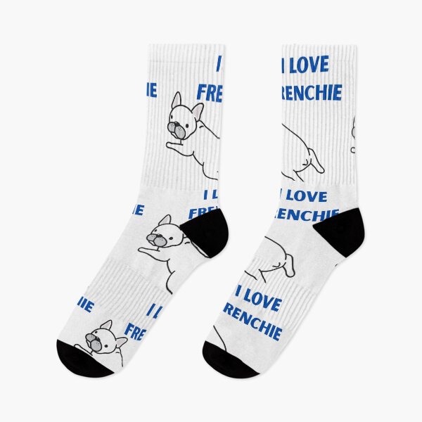 Item preview, I Love Frenchie – Cute Cartoon French Bulldog Design designed and sold by ideashoppl.