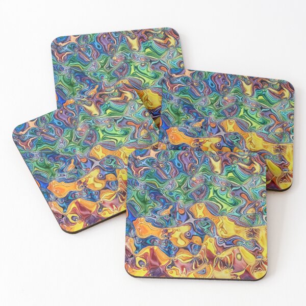 Item preview, Psychedelic Monsters of an Autumn Evening designed and sold by Francois van Bastelaer's reflections.