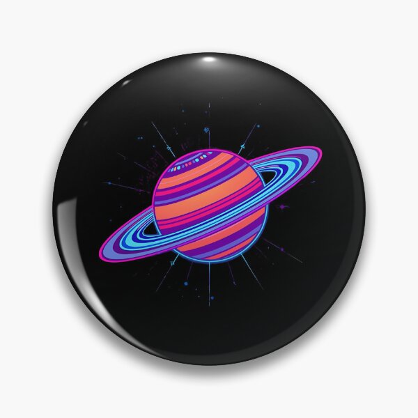 Item preview, Saturn Vibes – Retro Planet Design designed and sold by Merch By Style.