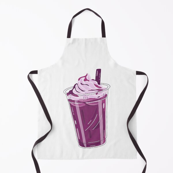 Aperçu de l'œuvre Illustration de dessert au milkshake violet créée et vendue par ArtfulWeave.