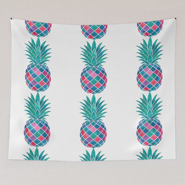 Item preview, Colorful Geometric Pineapple Illustration designed and sold by ArtfulWeave.