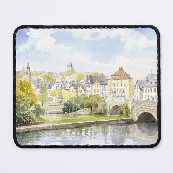 Item preview, Totnes and Vire Island(Watercolour + AI) designed and sold by artsmeow.