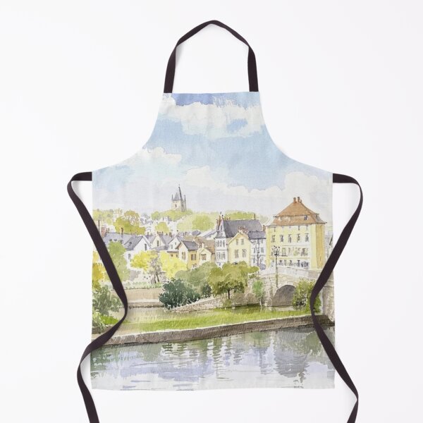 Item preview, Totnes and Vire Island(Watercolour + AI) designed and sold by artsmeow.