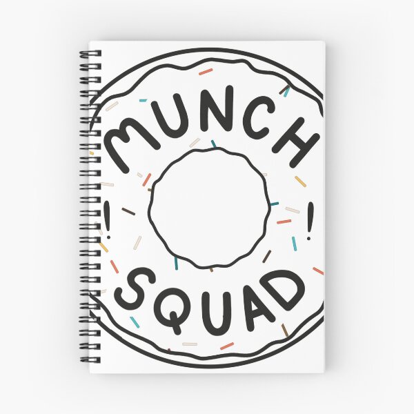Item preview, Munch Squad Donut Icon - Black Outline designed and sold by antigravitytree.