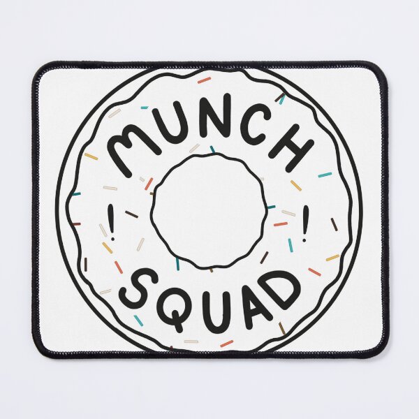 Item preview, Munch Squad Donut Icon - Black Outline designed and sold by antigravitytree.