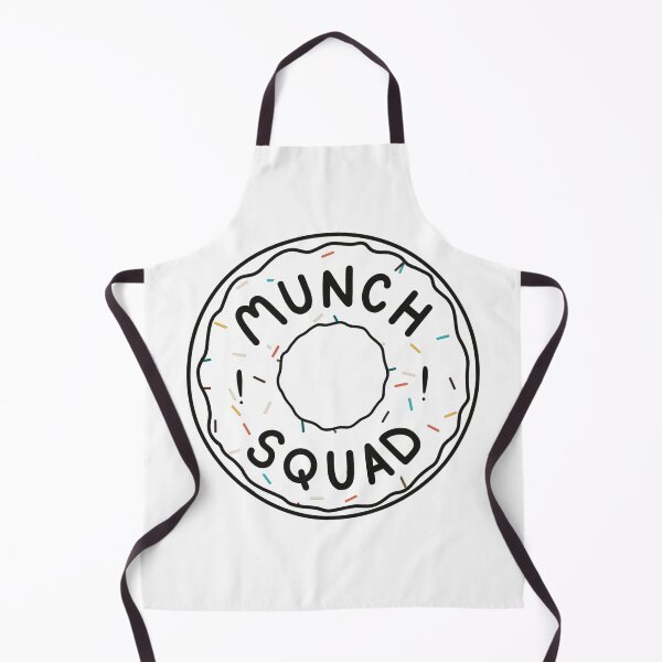 Item preview, Munch Squad Donut Icon - Black Outline designed and sold by antigravitytree.
