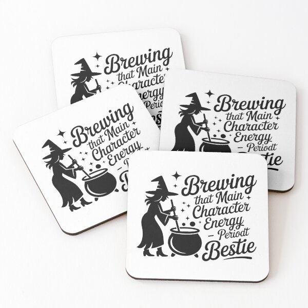 Item preview, Main Character Energy Witch Art | Brewing Bestie Halloween Gift Tee designed and sold by AnnDesignStudio.