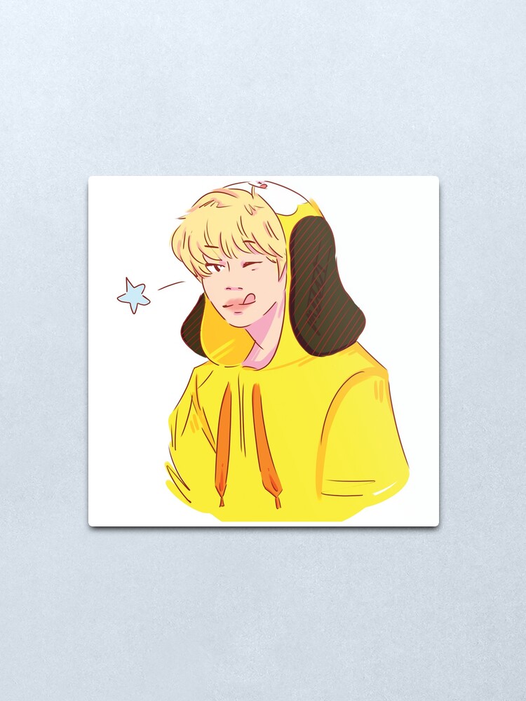 jimin yellow hoodie