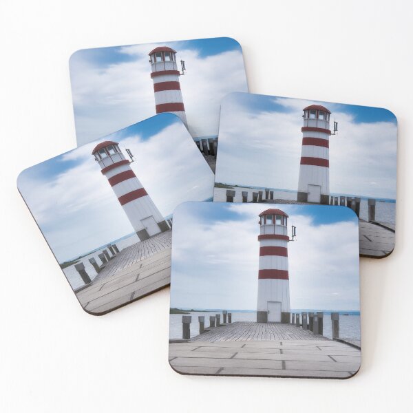 Item preview, Podersdorf Lighthouse Austria – Iconic Pier at Neusiedler See designed and sold by RastislavS.