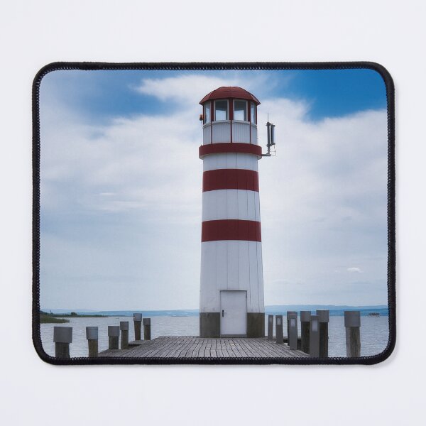 Item preview, Podersdorf Lighthouse Austria – Iconic Pier at Neusiedler See designed and sold by RastislavS.