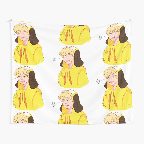 jimin yellow hoodie