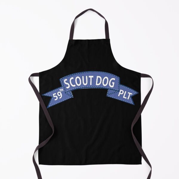 Item preview, Army - 59th Infantry Scout Dog Platoon - Blue Tab X 300 designed and sold by Military Insignia Products.