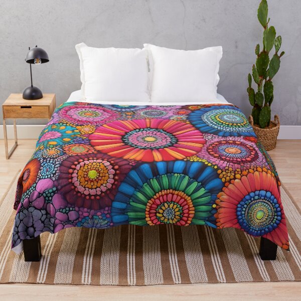 Item preview, Colorful floral design designed and sold by anytka.