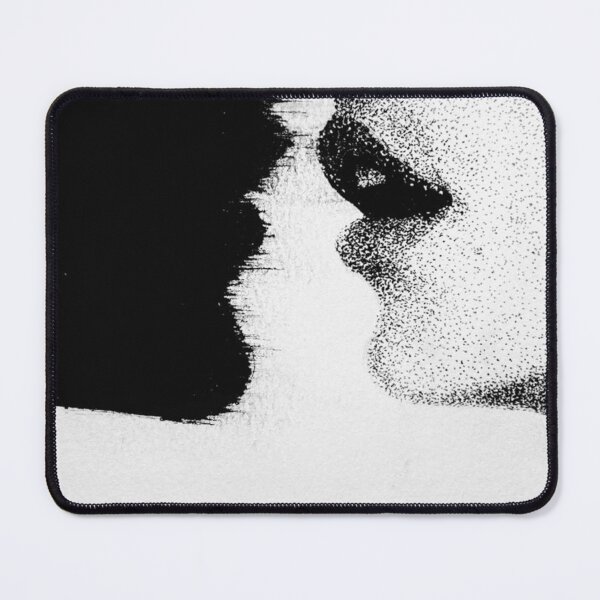 Item preview, Lovers in Negative Space – Minimal Stipple Kiss designed and sold by Adronia.