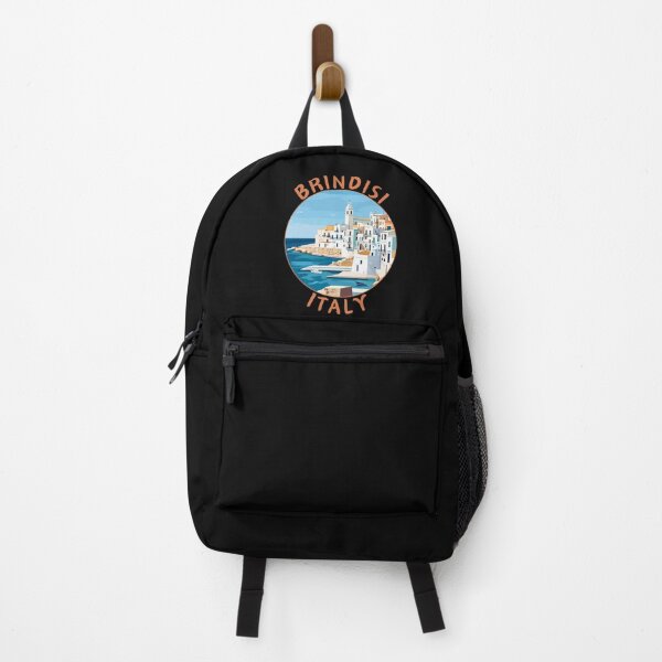 Item preview, Brindisi in Italy Retro Travel Art Circle Emblem designed and sold by MaateoDesign.