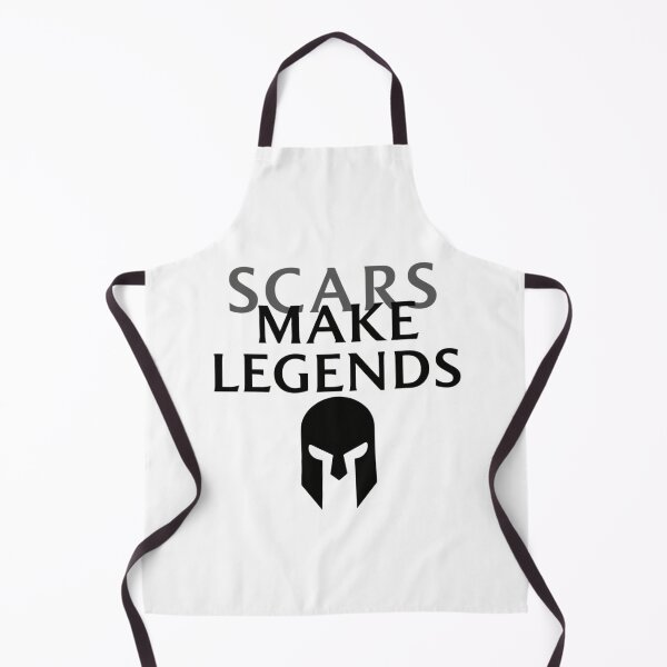 Item preview, Scars Make Legends | Warrior Skull Motivational Tee designed and sold by ShadowSteel.