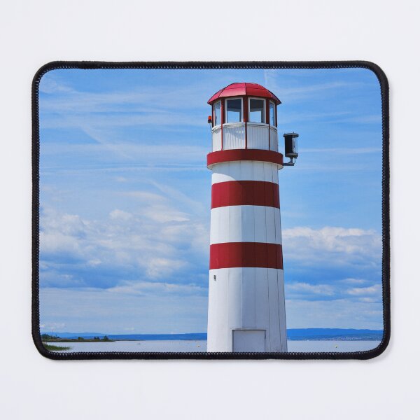 Item preview, Podersdorf Lighthouse Austria – Pier with Bicycles at Neusiedler See designed and sold by RastislavS.