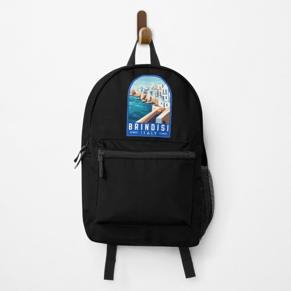 Item preview, Brindisi in Italy Retro Travel Art Landscape designed and sold by MaateoDesign.