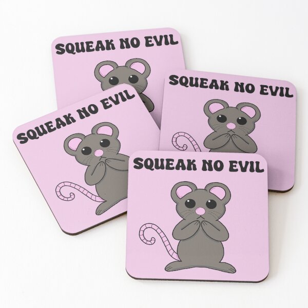 Item preview, Squeak no evil funny mouse designed and sold by Bugbotherer30.