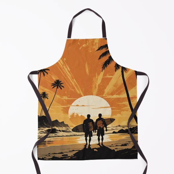 Item preview, Beach surf scene at sunset designed and sold by zakarov27.