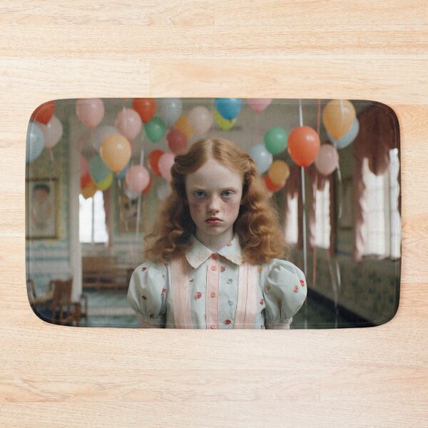 Item preview, Red-haired girl at a balloon party designed and sold by anytka.
