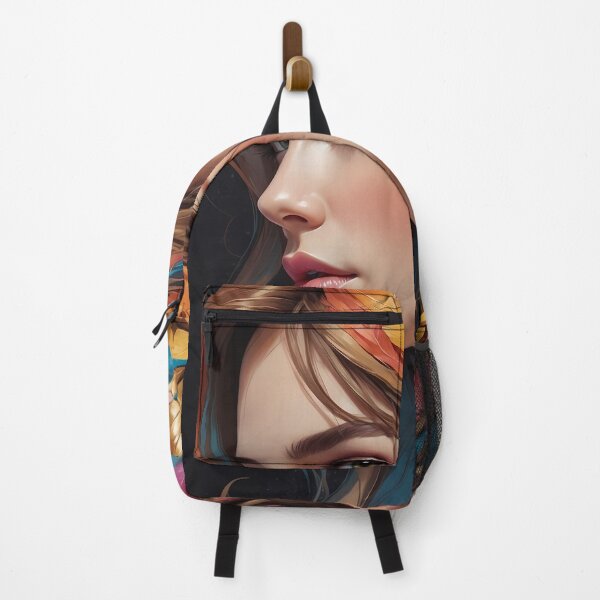 Item preview, Female with colorfull feathers designed and sold by mywallo.
